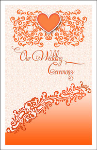 Wedding Program Cover Template 12E - Graphic 7
